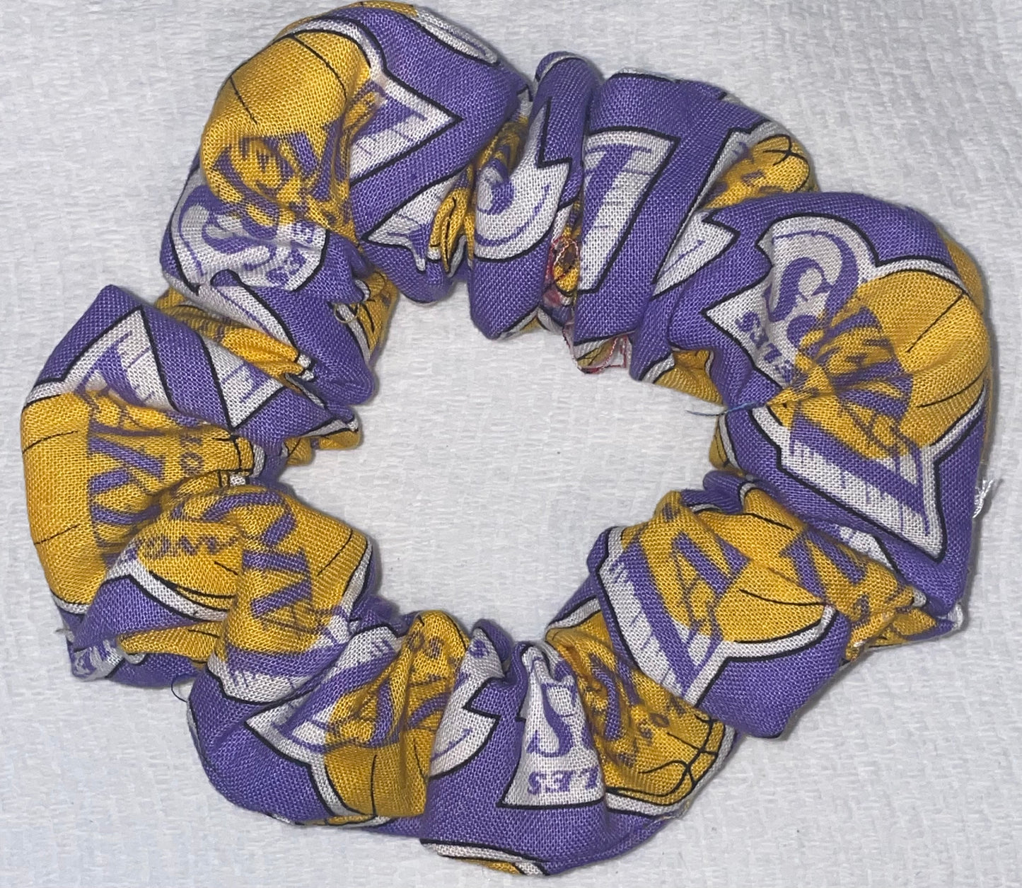 Lakers Bow and Scrunchie